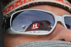 MS Fram aus anderer Sicht! Foto: Hurtigruten/ Thomas Schmidt