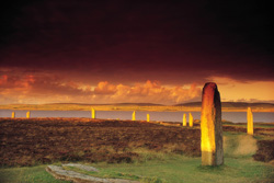 Ring of Brodgar, Orkney Inseln bei Schottland
